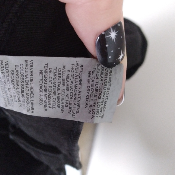 Garage Black Denim Retro High Waist Cut Off Shorts Size 3 - Picture 10 of 12